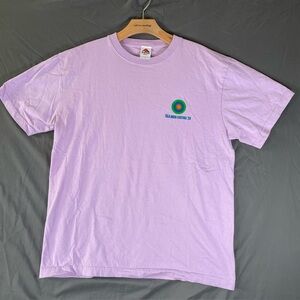 Fuji Rock Festival 2023 T-Shirt Men's Large Purple Short Sleeve Party Rock